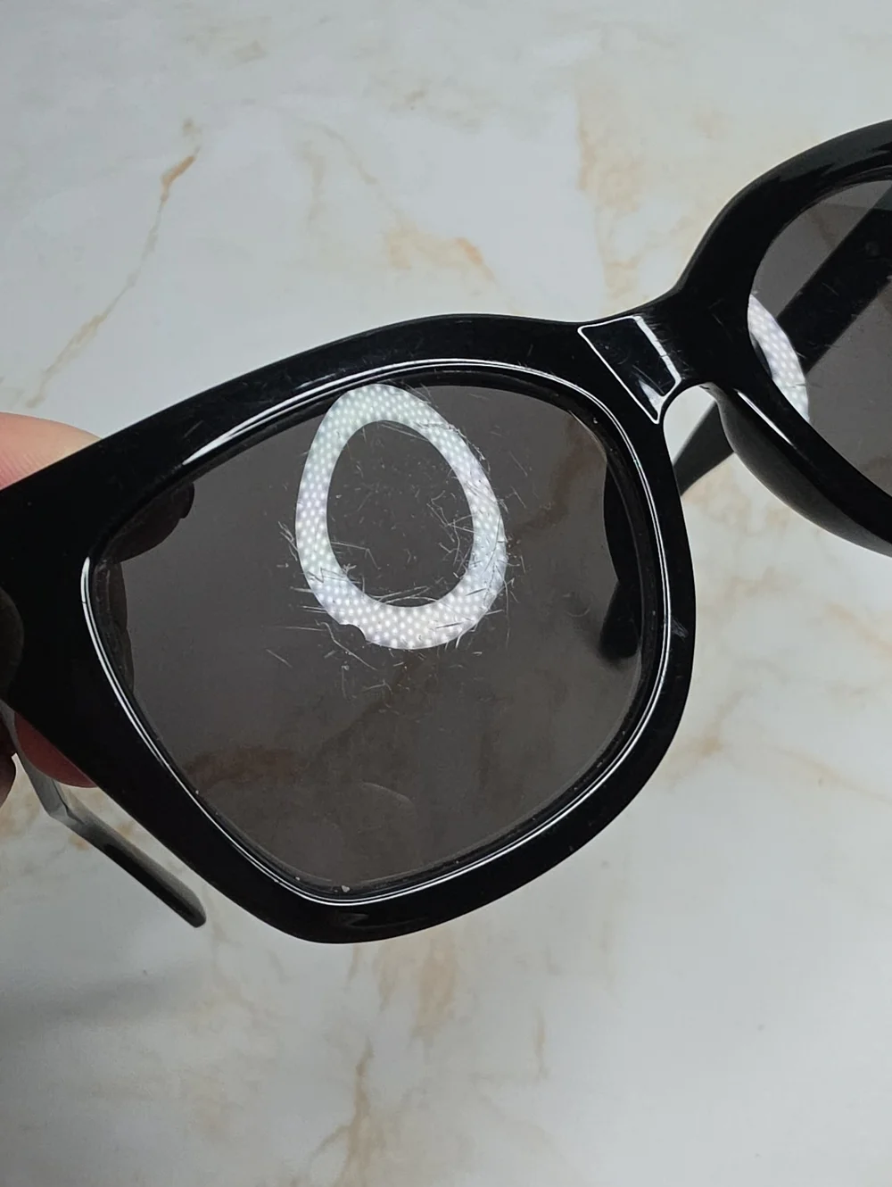 Quay Australia Harper Black Oversized Cat Eye Sunglasses No Case